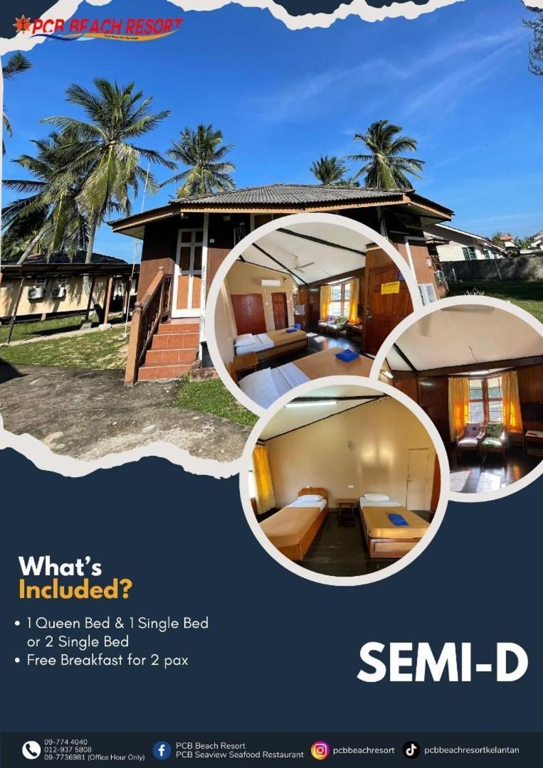 Pcb Beach Resort Kota Bharu Bagian luar foto